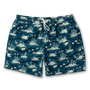 6" Print Sailport Swim Short - Dark Indigo