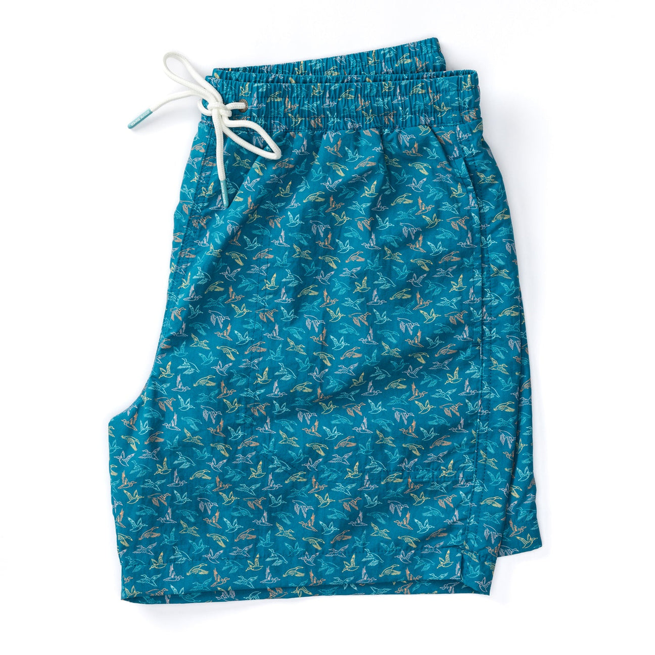 6" Print Sailport Swim Short - Sail Blue