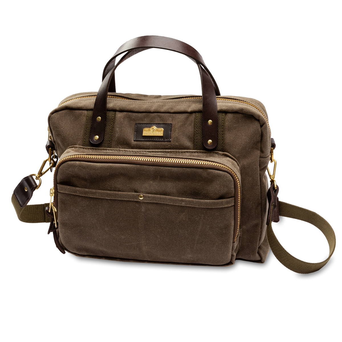 Waxed Canvas Laptop Bag