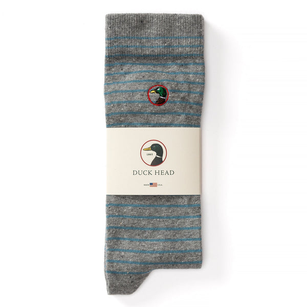 Striped Logo Sock