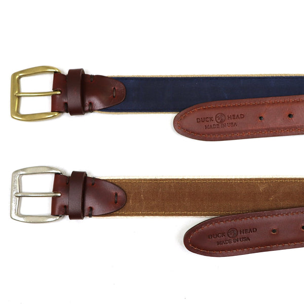 Duck Head Waxed Canvas Belt
