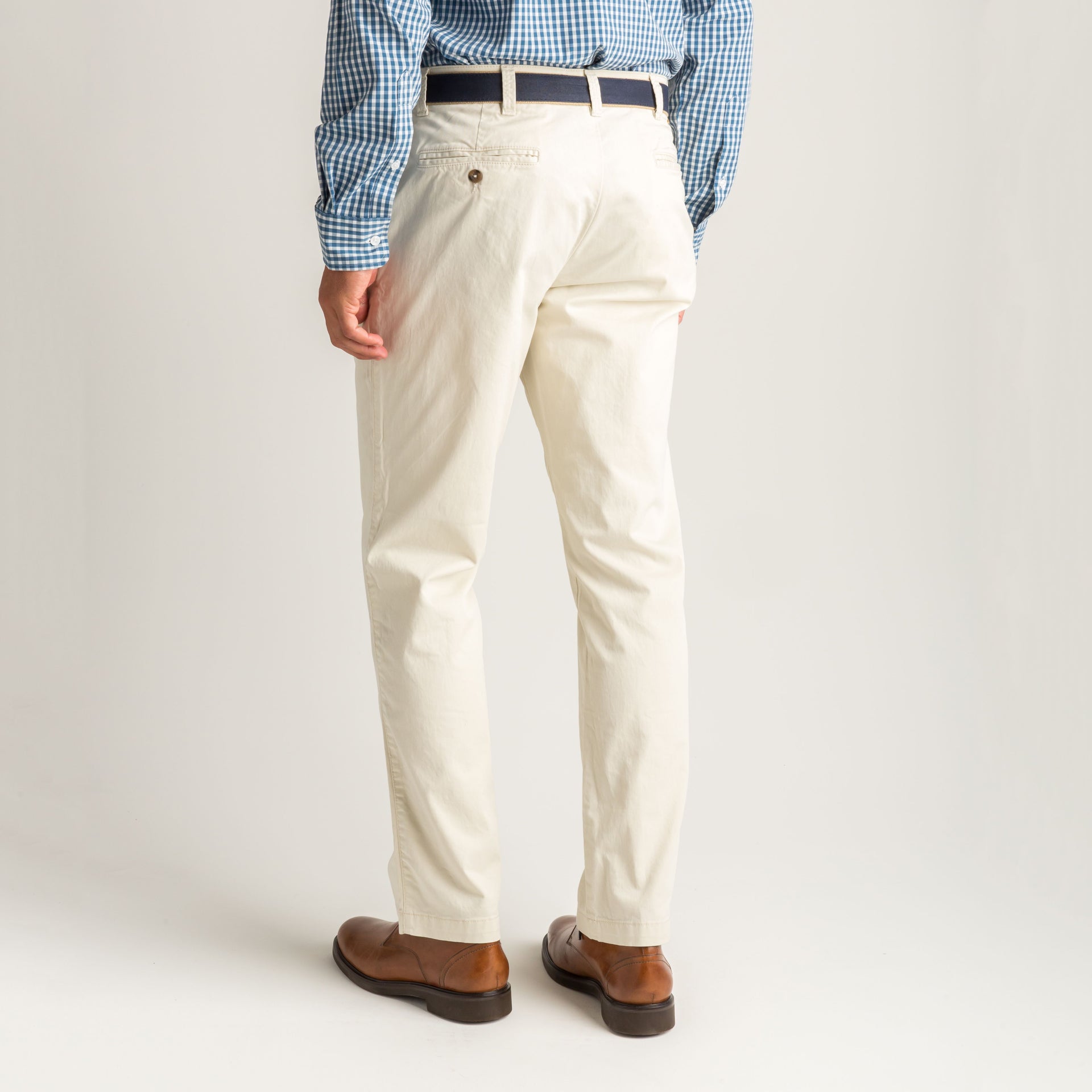 Classic Fit Gold School Chino - Stone