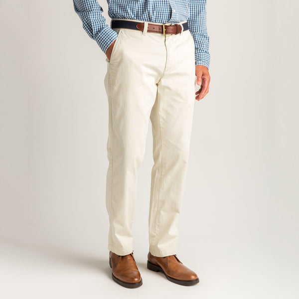 Classic Fit Gold School Chino - Stone
