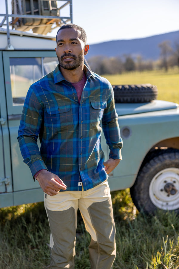Holman Plaid Performance Flannel Sport Shirt  