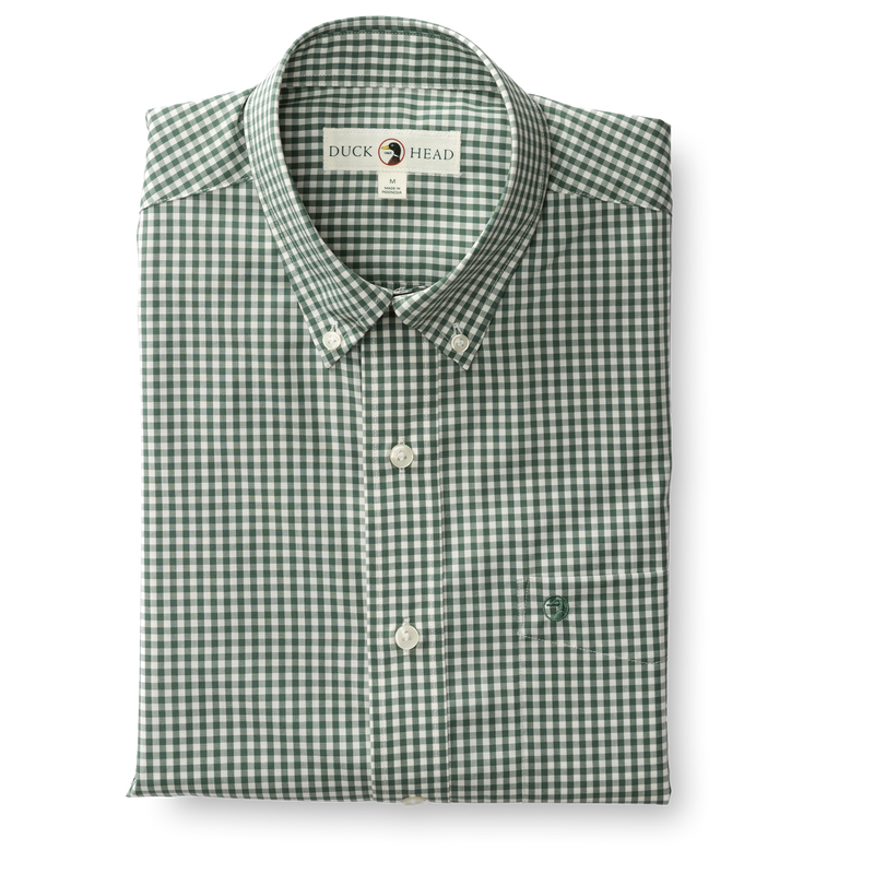 Walton Gingham Performance Poplin Sport Shirt