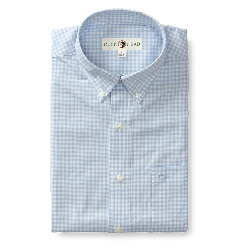 Walton Gingham Performance Poplin Sport Shirt