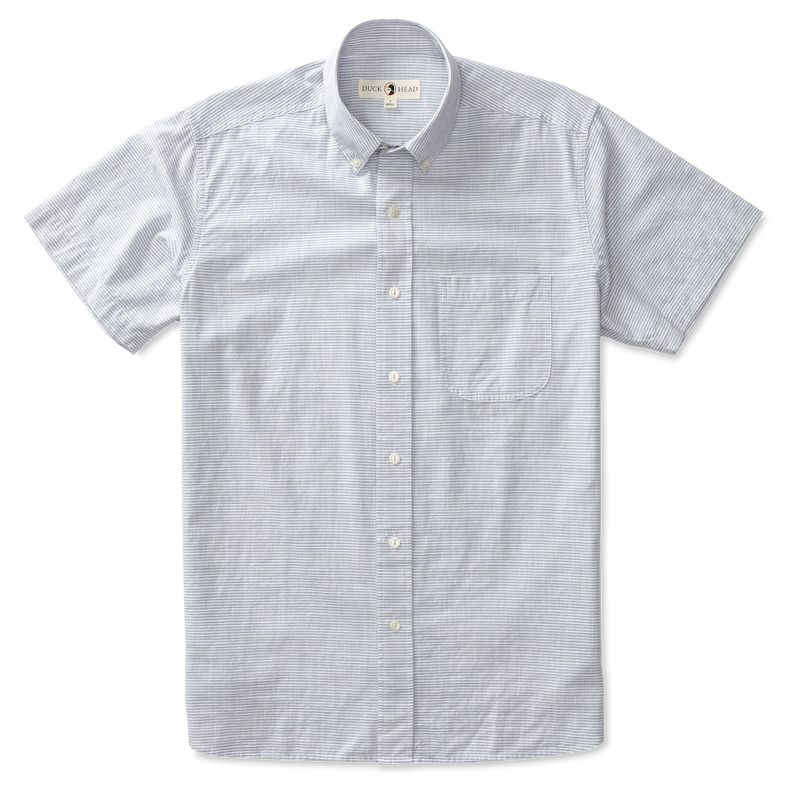 Hubert Stripe Cotton Slub Sport Shirt