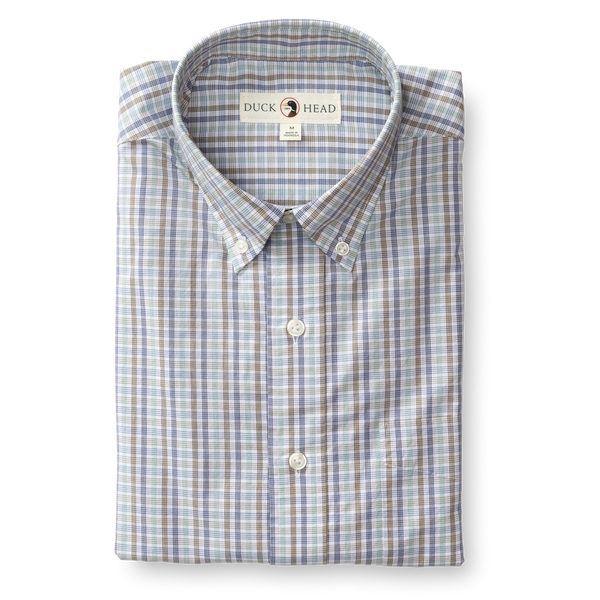 Mildren Plaid Cotton Poplin Sport Shirt