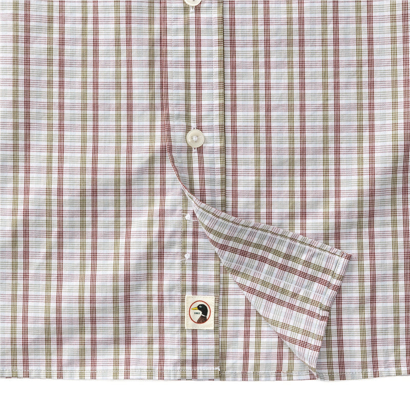 Mildren Plaid Cotton Poplin Sport Shirt