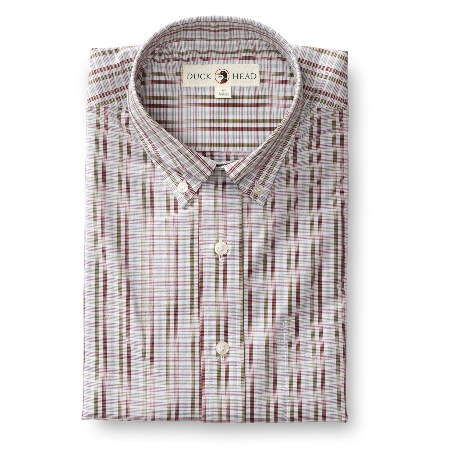 Mildren Plaid Cotton Poplin Sport Shirt