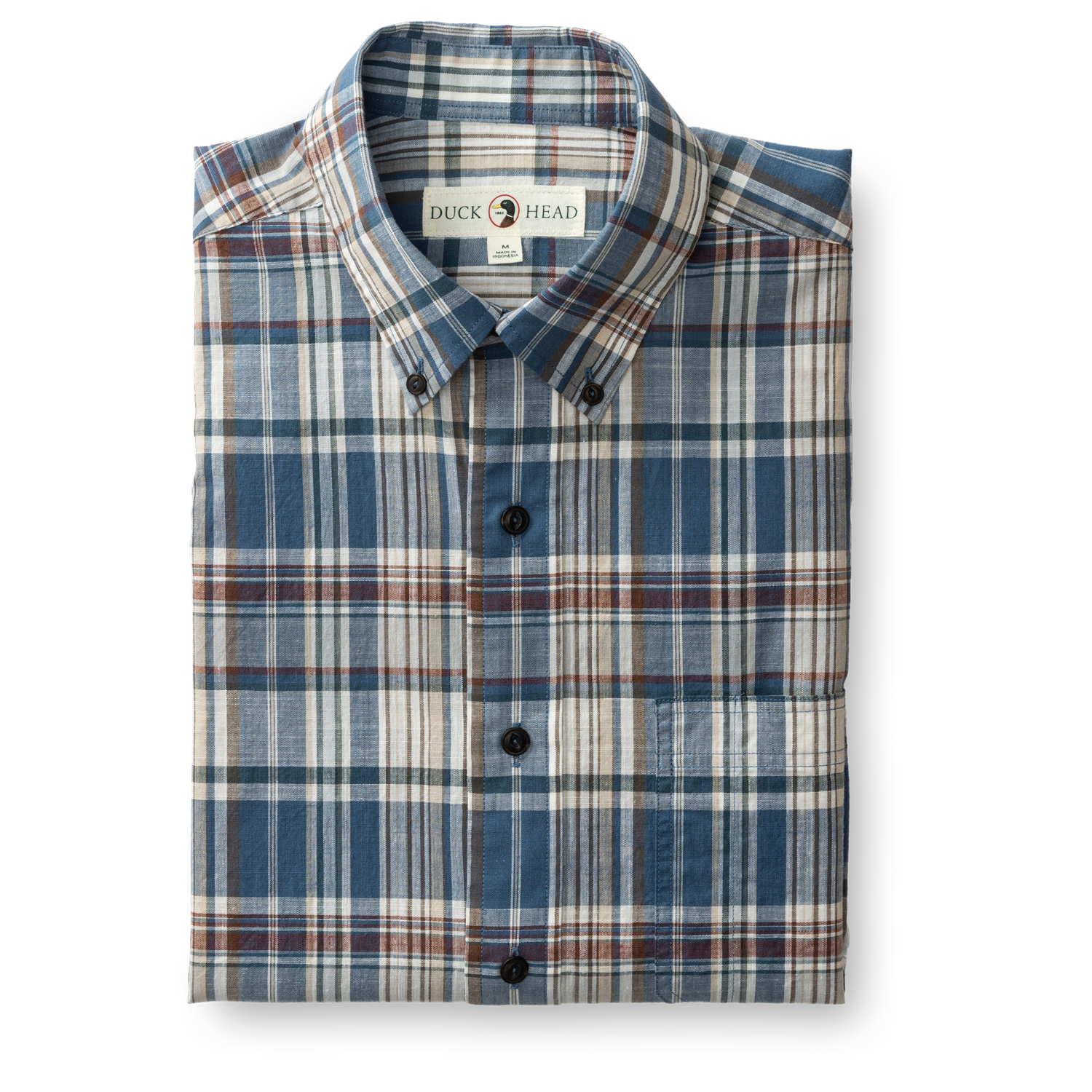Higgins Plaid Cotton Slub Sport Shirt