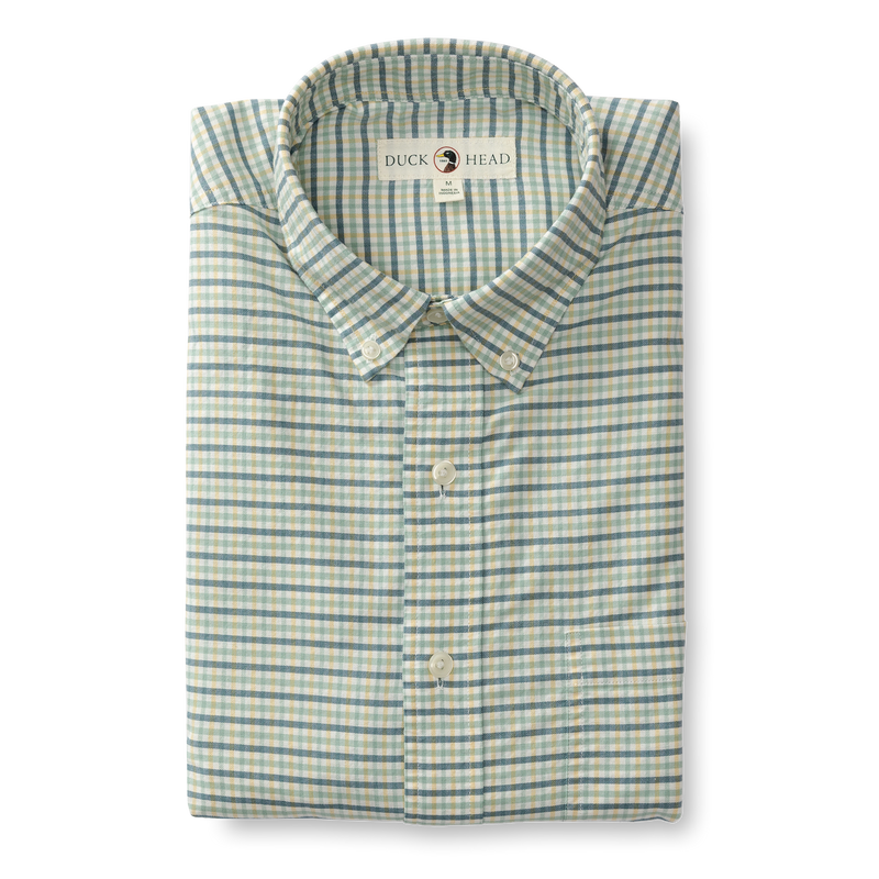 Sullivan Plaid Cotton Oxford Sport Shirt