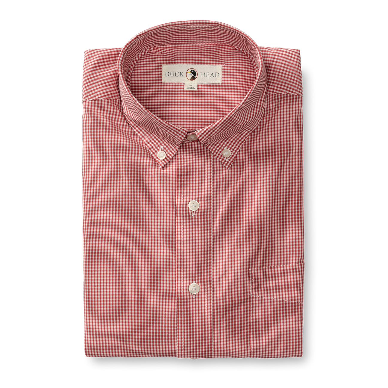 Lawrence Micro Gingham Cotton Poplin Sport Shirt