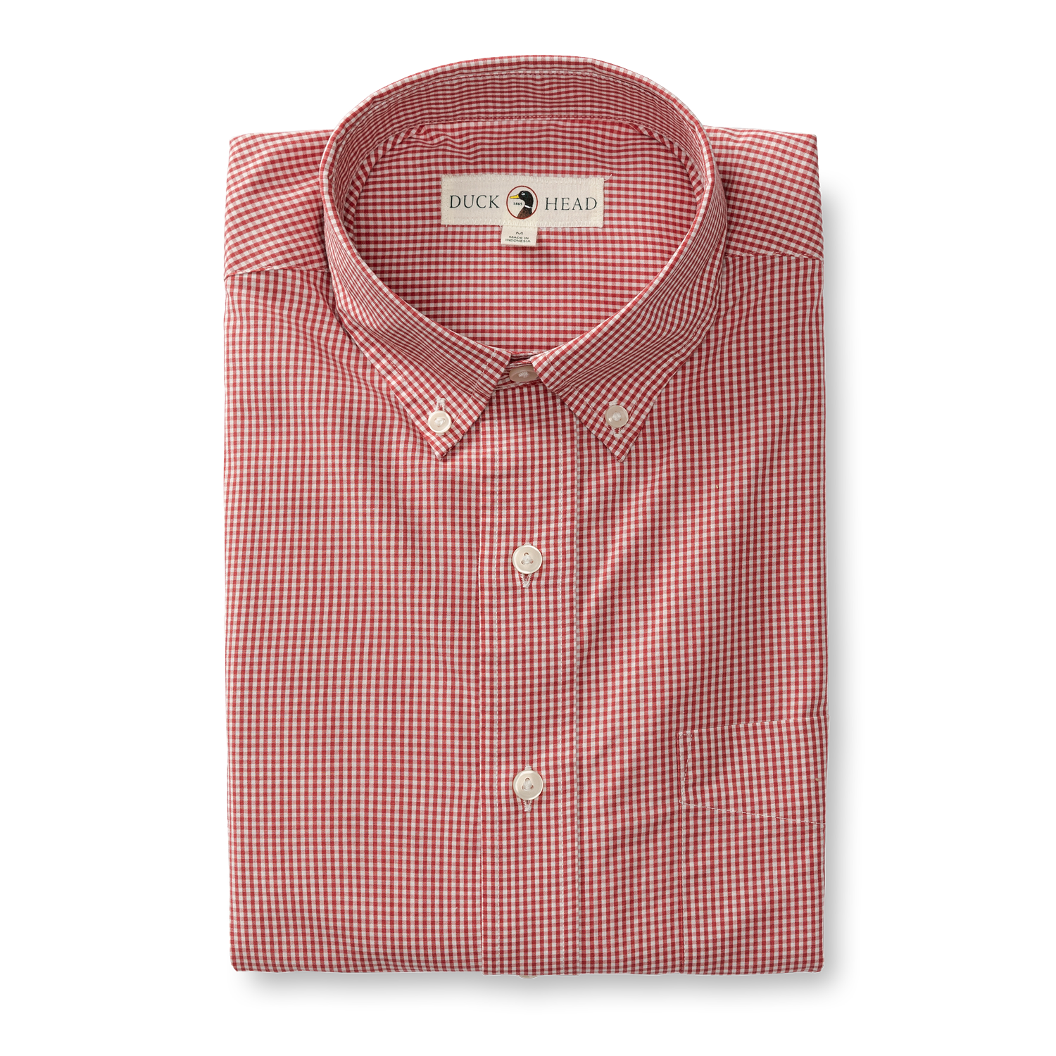 Lawrence Micro Gingham Cotton Poplin Sport Shirt