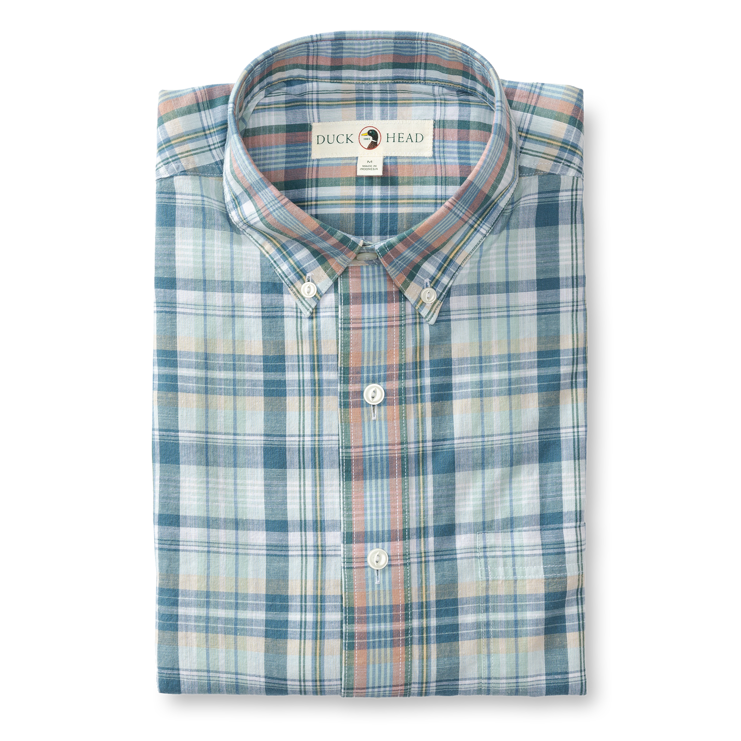 Murphy Plaid Cotton Slub Sport Shirt