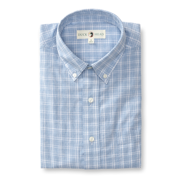 Thornton Plaid Cotton Slub Sport Shirt