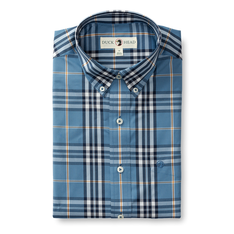 Tully Plaid Performance Poplin Sport Shirt