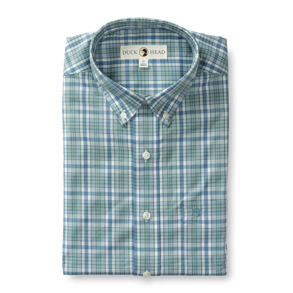 Wallace Plaid Performance Poplin Sport Shirt