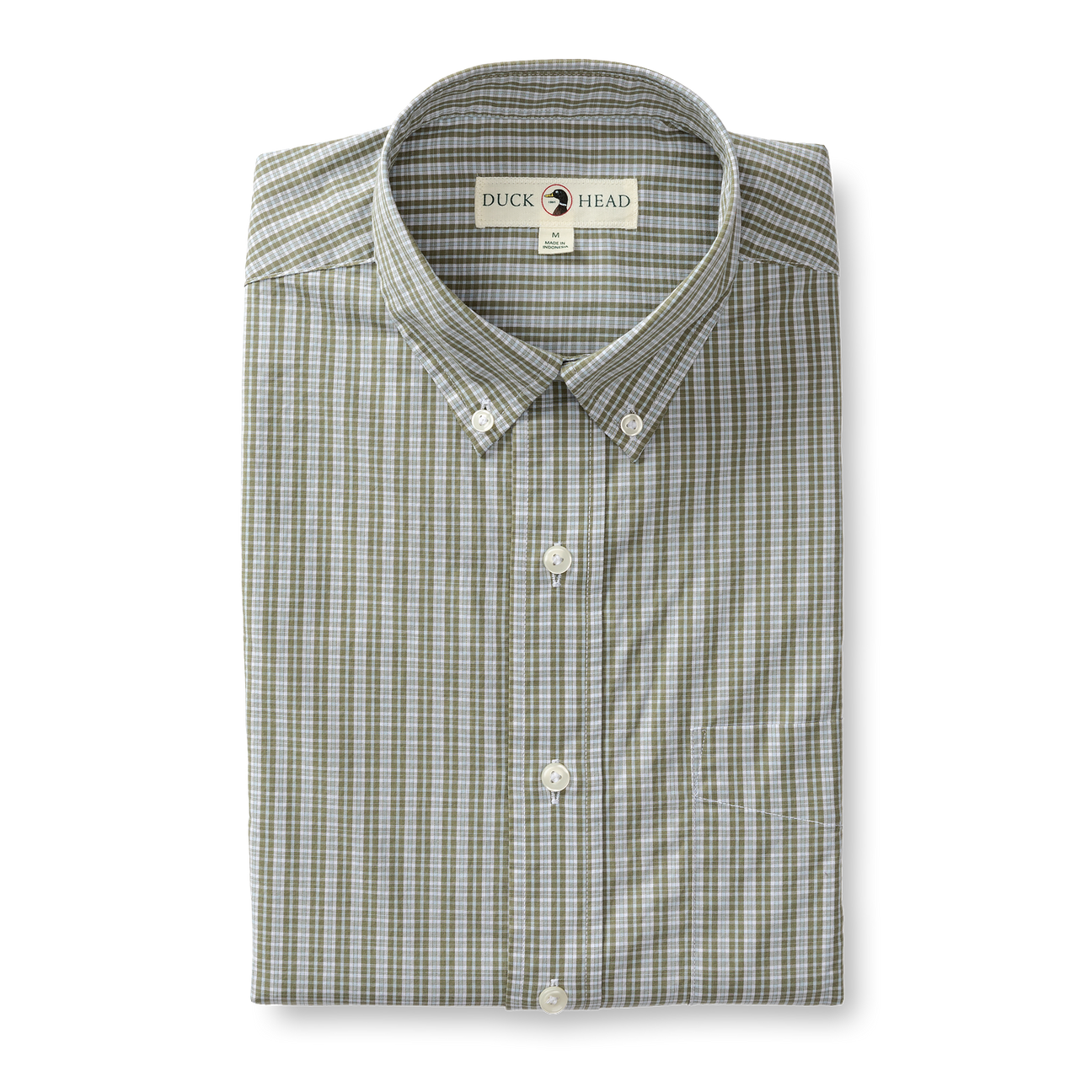 Stirling Plaid Cotton Poplin Sport Shirt