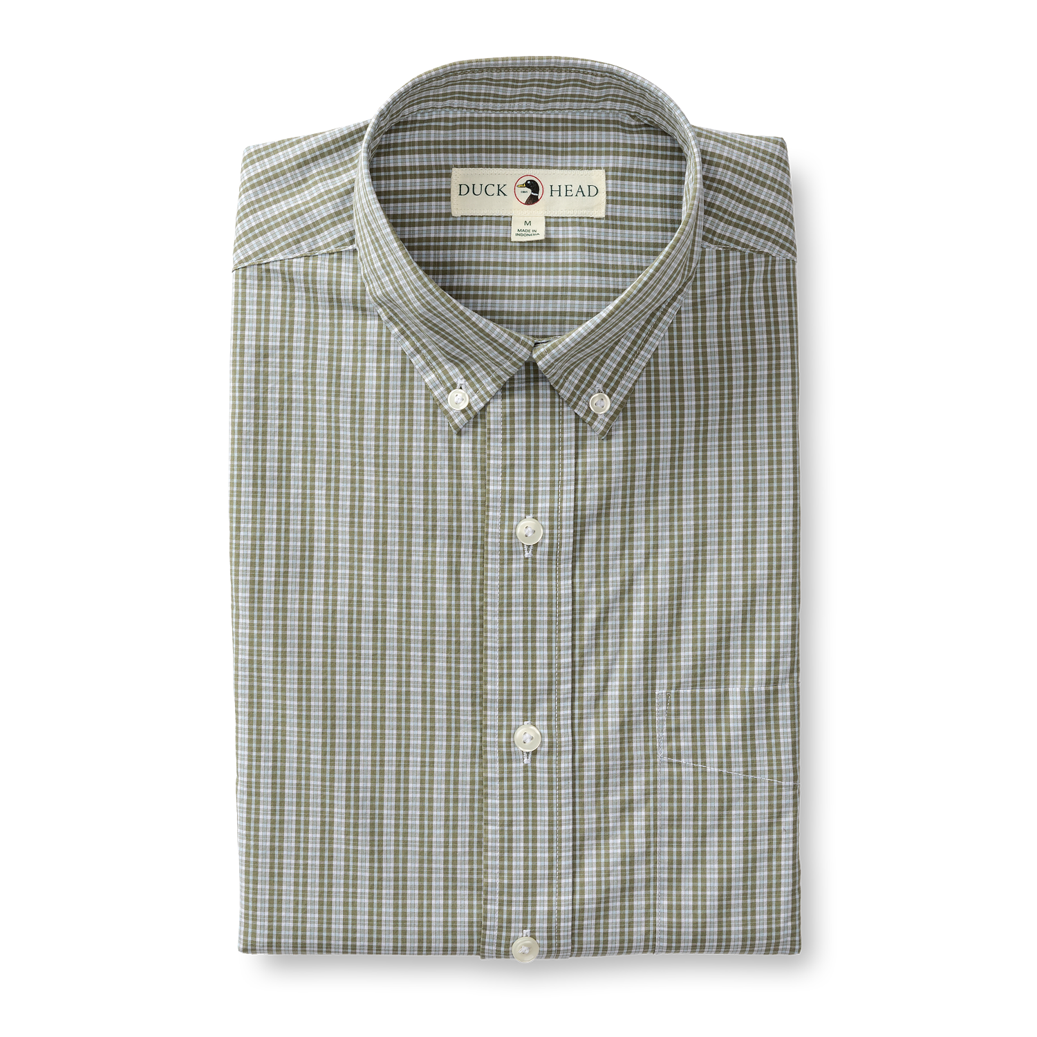 Stirling Plaid Cotton Poplin Sport Shirt