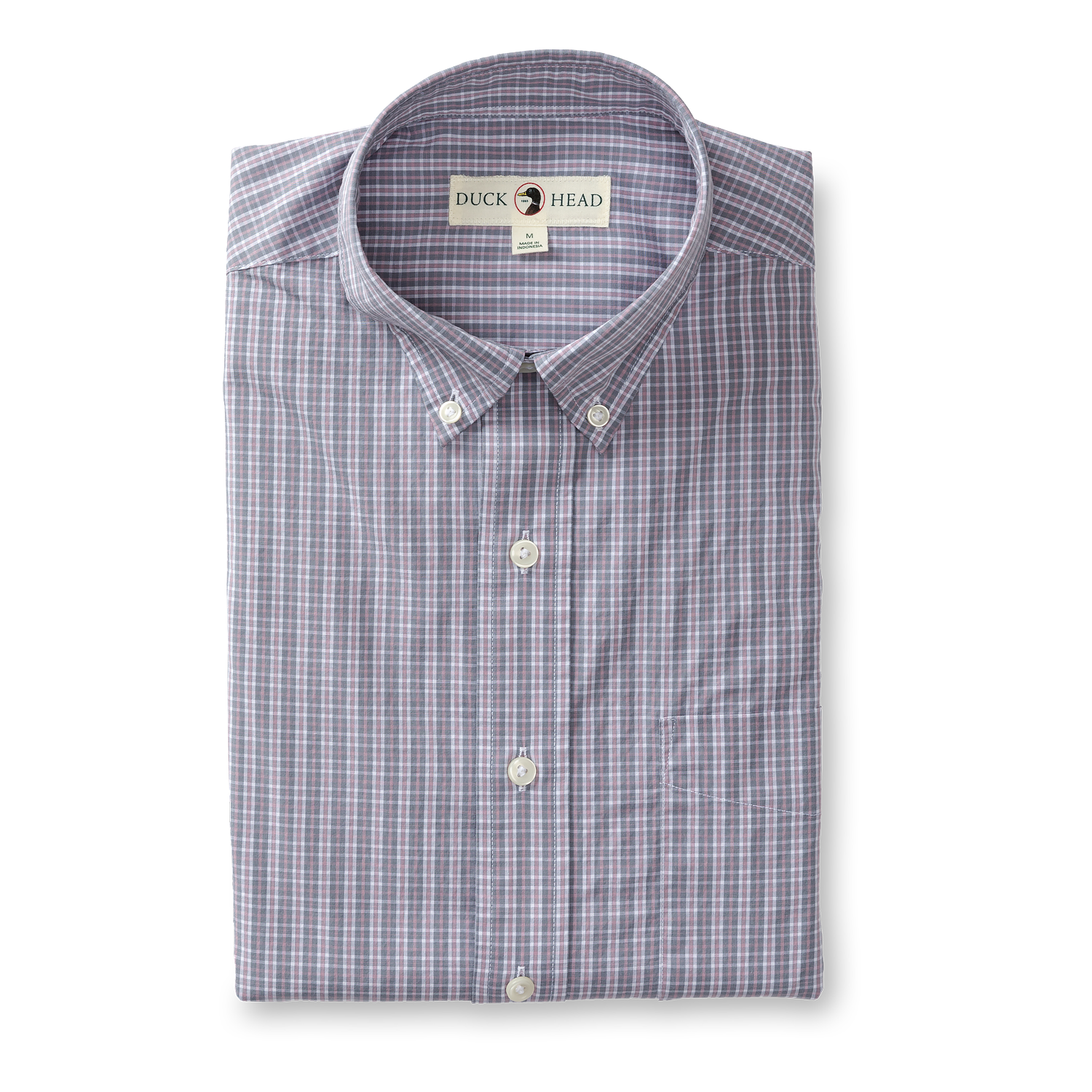 Stirling Plaid Cotton Poplin Sport Shirt
