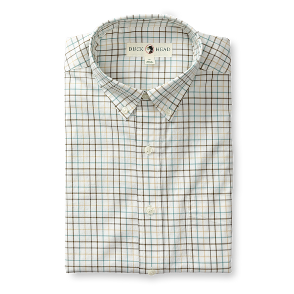 Joyner Plaid Cotton Twill Sport Shirt  
