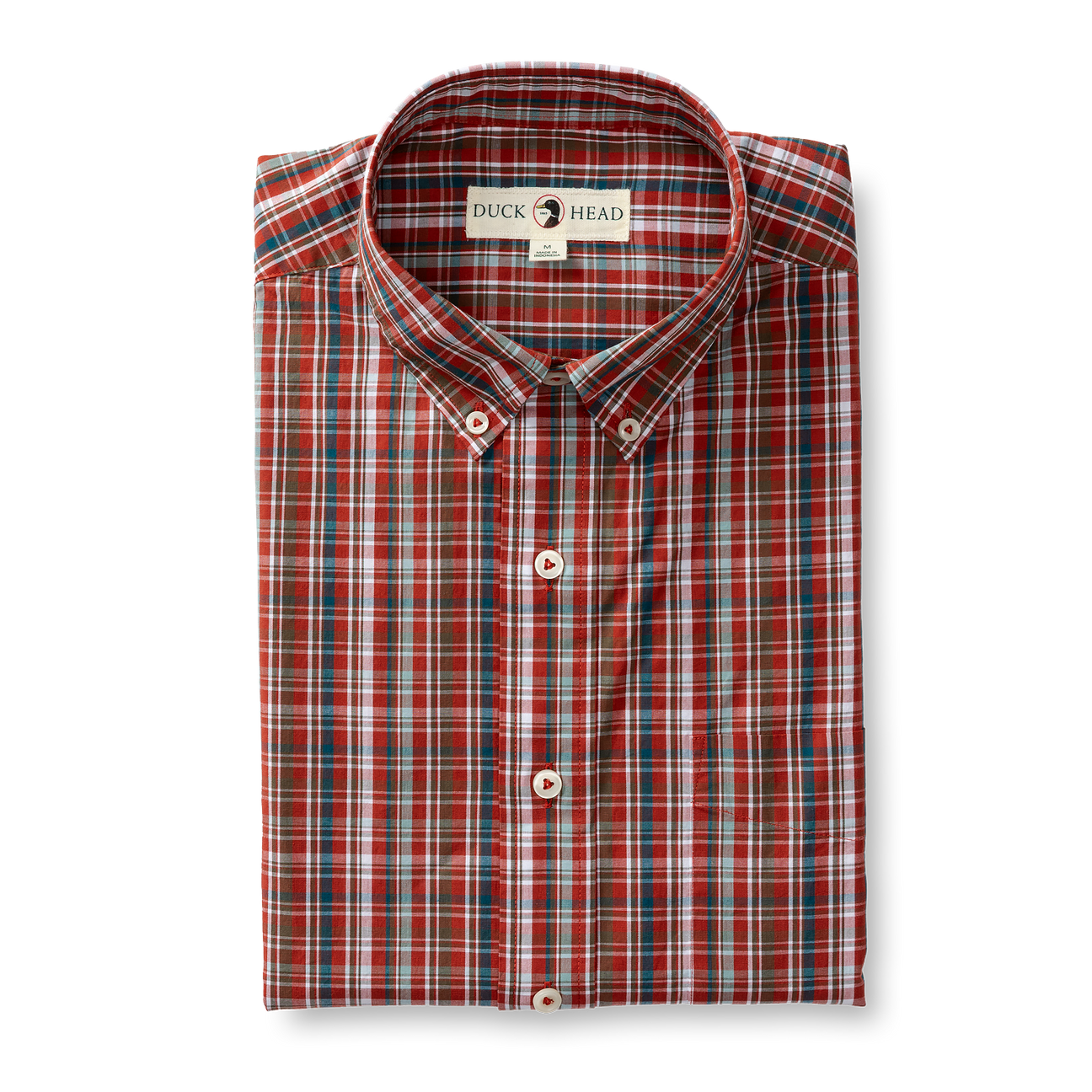 Watkins Plaid Cotton Poplin Sport Shirt