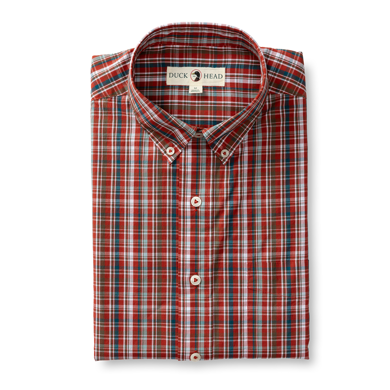 Watkins Plaid Cotton Poplin Sport Shirt