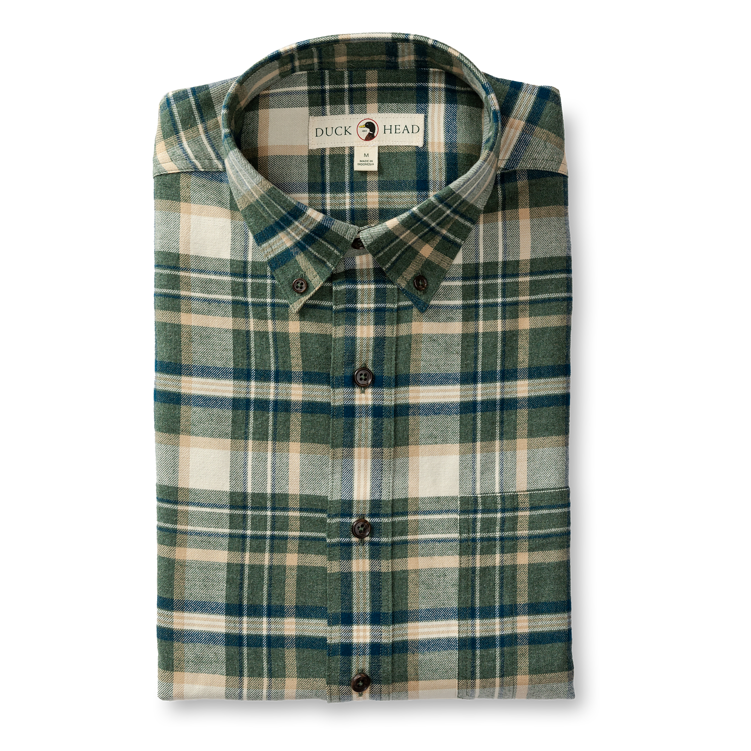 Stoker Plaid Cotton Flannel Sport Shirt  
