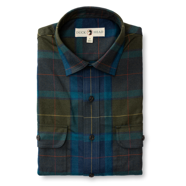 Holman Plaid Performance Flannel Sport Shirt  