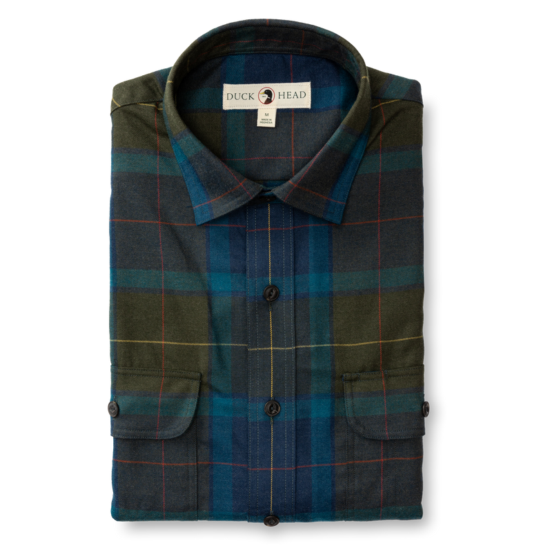 Holman Plaid Performance Flannel Sport Shirt  
