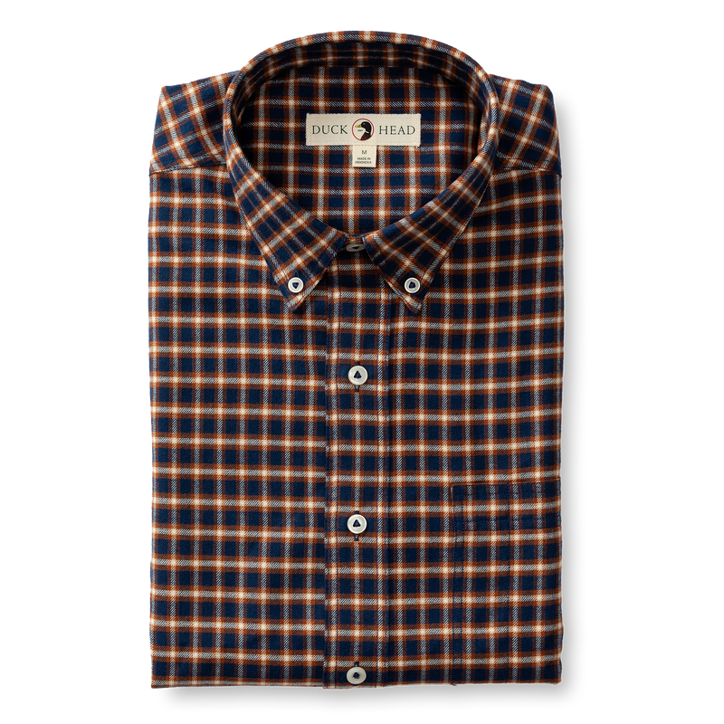 Harps Plaid Cotton Flannel Sport Shirt