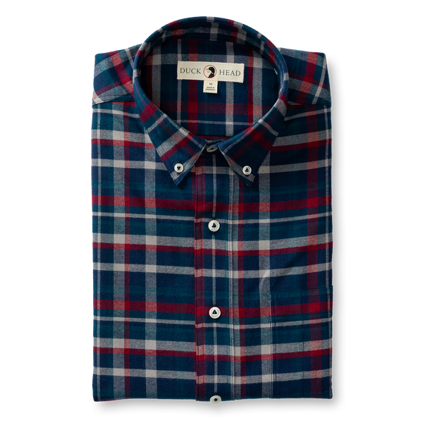 Draper Plaid Cotton Flannel Sport Shirt