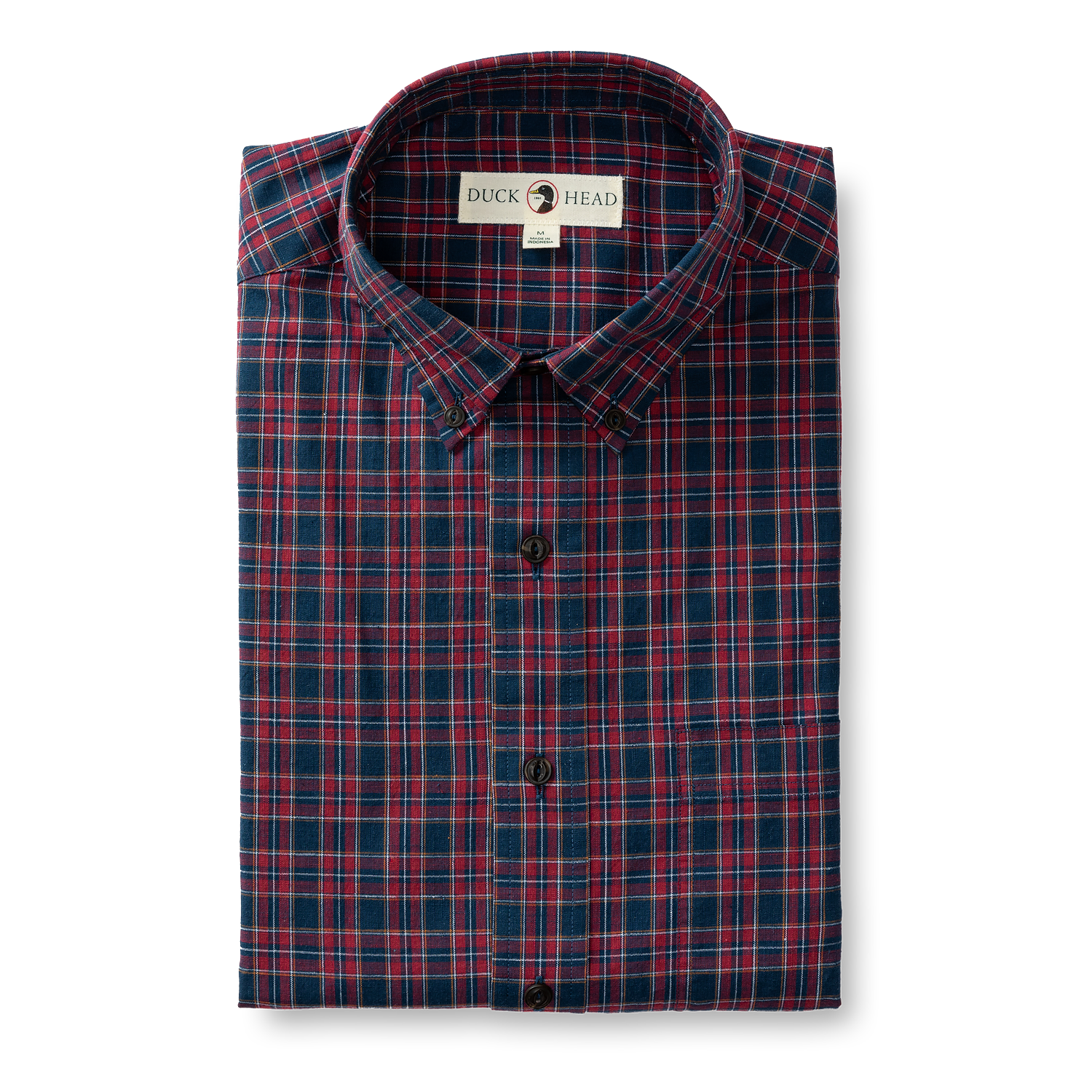 Akins Plaid Cotton Slub Sport Shirt