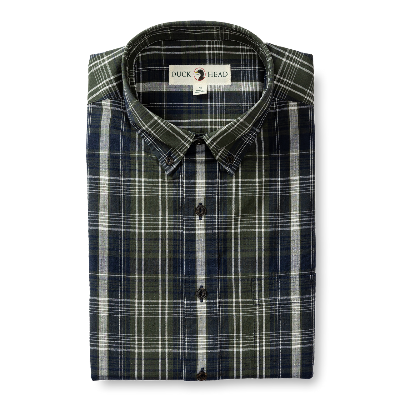 Bruing Plaid Cotton Slub Sport Shirt