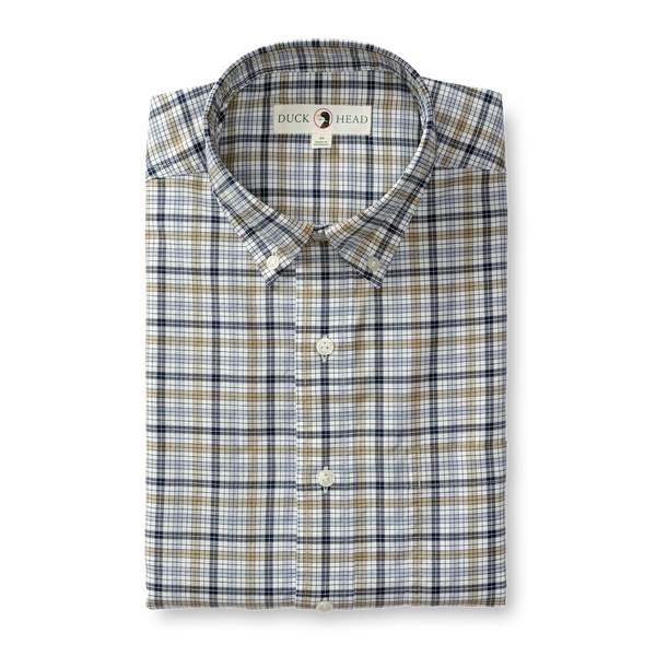 Russel Plaid Cotton Oxford Sport Shirt