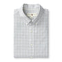 Thorton Plaid Cotton Slub Sport Shirt - Shadow Green