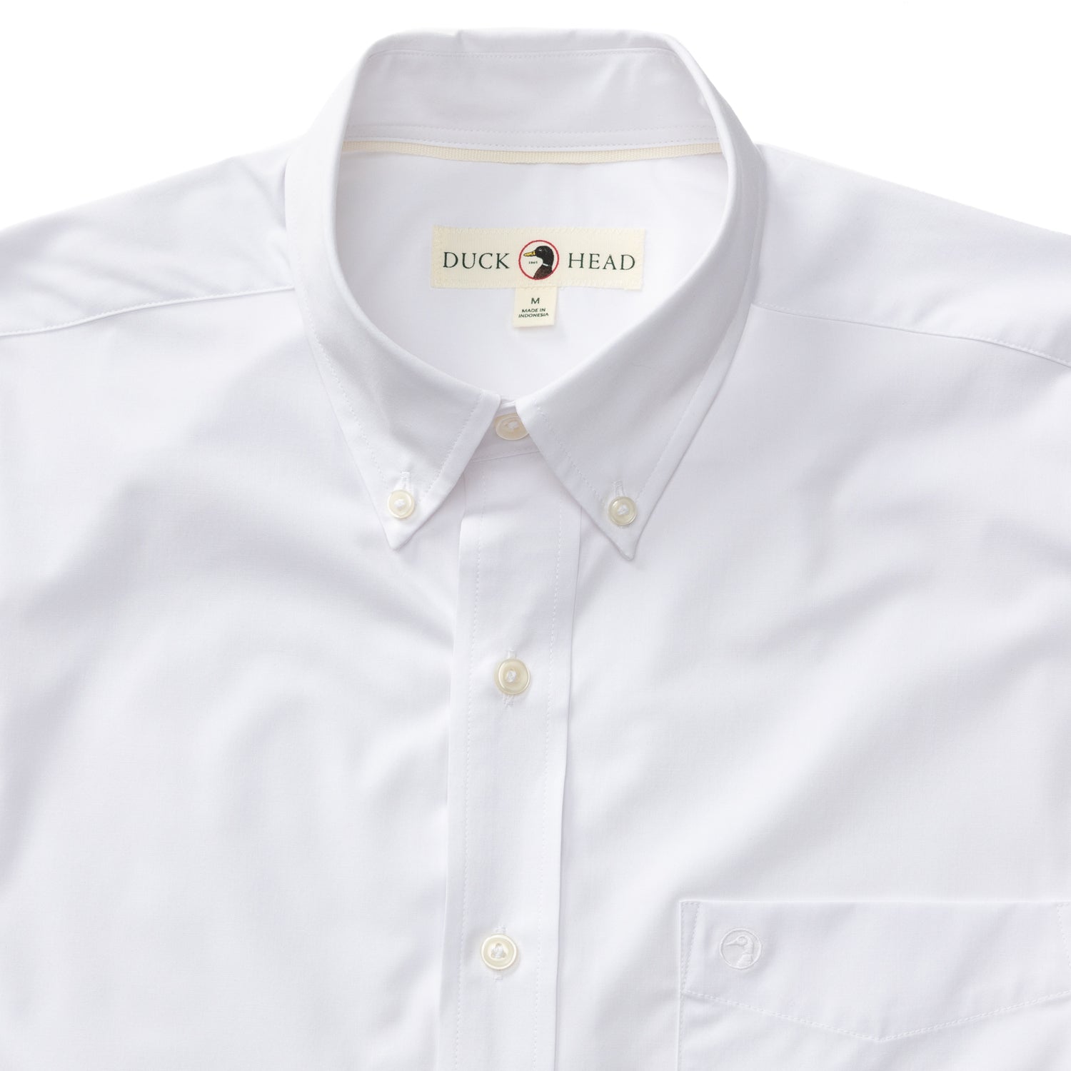 Boyce Solid Performance Poplin Sport Shirt - White