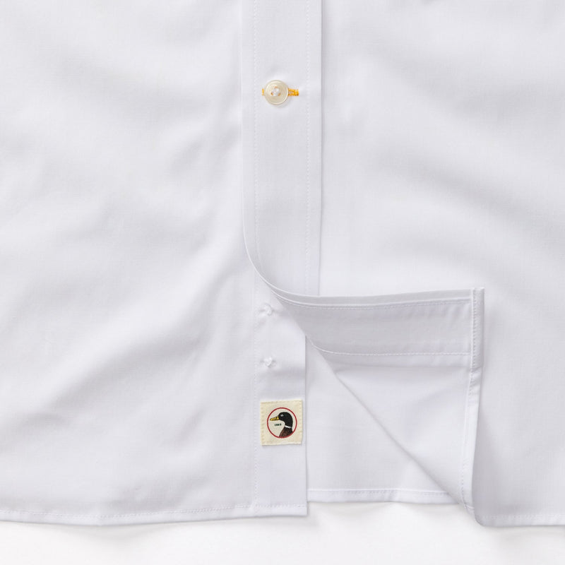 Boyce Solid Performance Poplin Sport Shirt - White