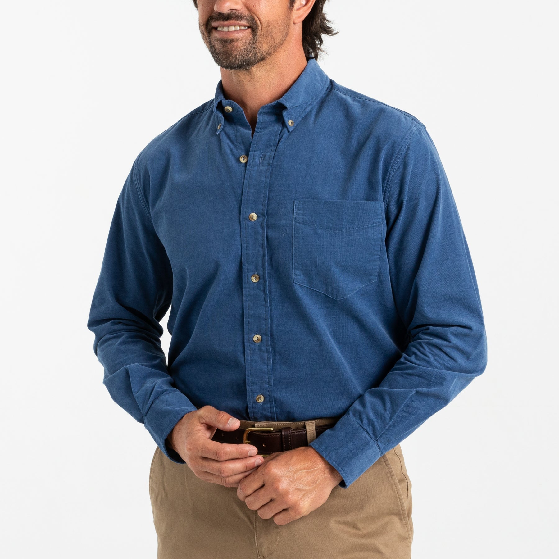 Coronet Blue color-reveal hover