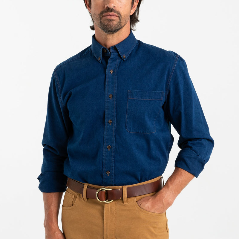 Indigo color-reveal hover