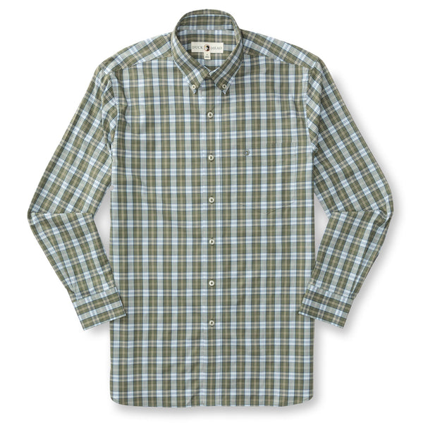 Wester Plaid Performance Poplin Sport Shirt
