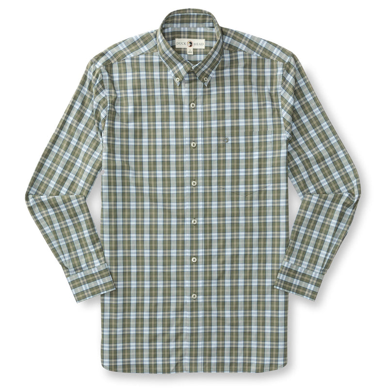 Wester Plaid Performance Poplin Sport Shirt