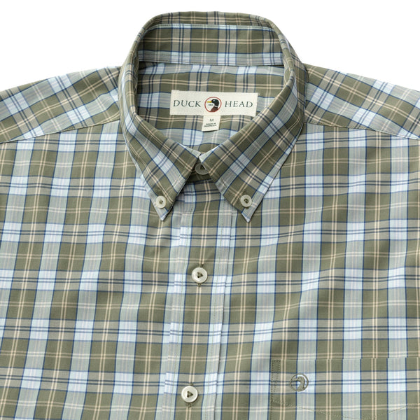Wester Plaid Performance Poplin Sport Shirt