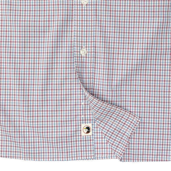 Langley Plaid Performance Poplin Sport Shirt