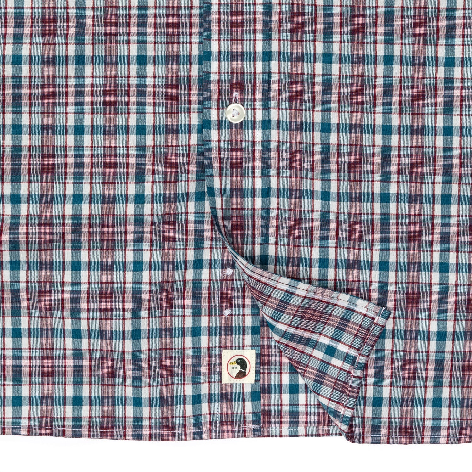 Wallace Plaid Performance Poplin Sport Shirt