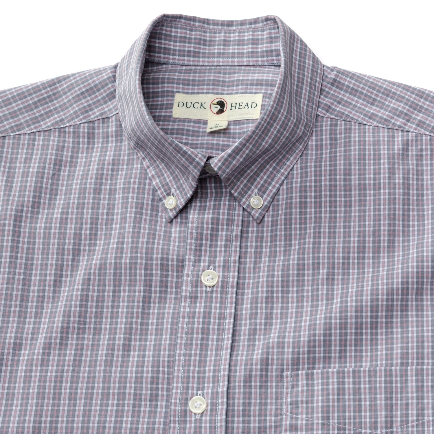 Stirling Plaid Cotton Poplin Sport Shirt
