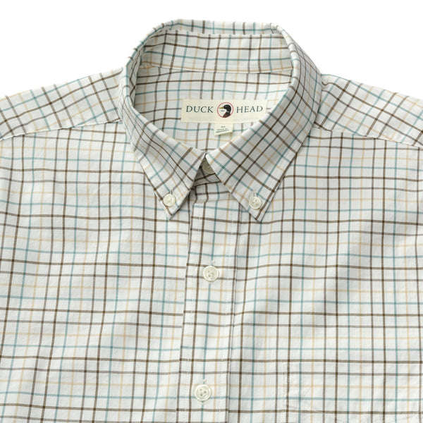 Joyner Plaid Cotton Twill Sport Shirt  