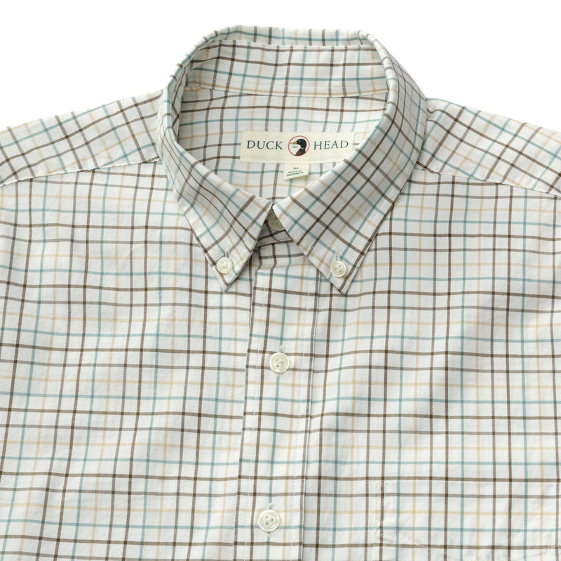 Joyner Plaid Cotton Twill Sport Shirt  