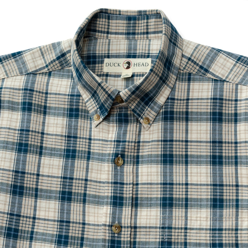 Holling Plaid Cotton/Wool Twill Sport Shirt  
